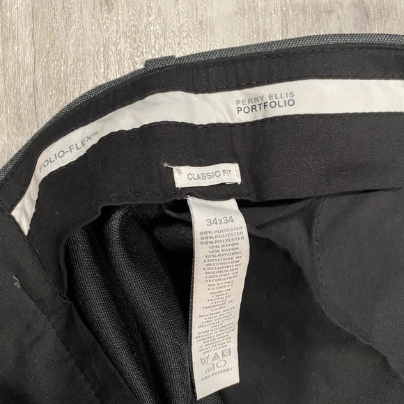 Mens Perry Ellis Classic Fit pant - Picture 5 of 8